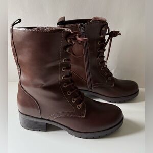 Dream Pairs Women’s Brown Military Combat Boots Size 9